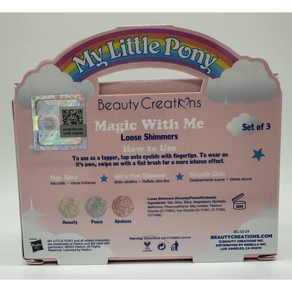 My Little Pony “Magic With Me" Loose Shimmers Set (Beauty Creations) ~ NIB ~ - Picture 2 of 4